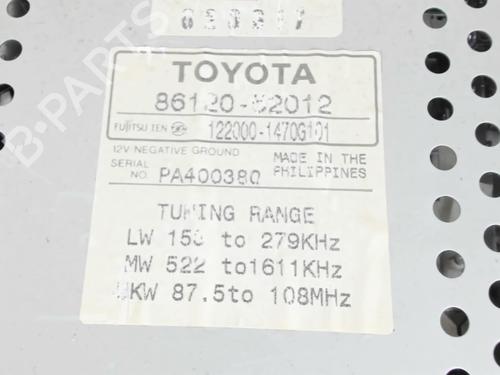Radio TOYOTA YARIS (_P1_) 1.4 D-4D (NLP10_, NLP10R) | BP30848115E6