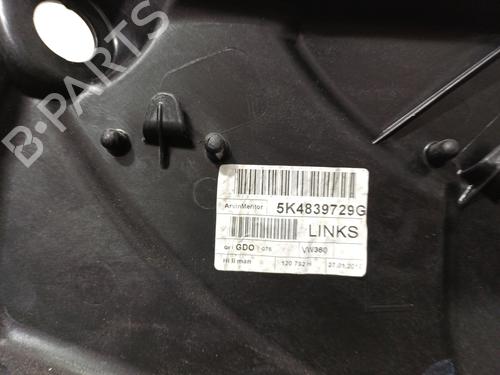 Used Rear left window mechanism Rear left window mechanism VW GOLF VI (5K1) [2008-2014] 36150035 36150035