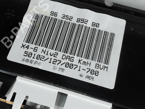Instrument cluster CITROËN C5 I (DC_) 2.0 HDi (DCRHZB, DCRHZE) | BP29491060C47 