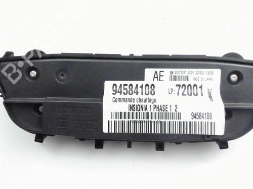 Used Climate control Climate control OPEL INSIGNIA A (G09) 2.0 CDTI (68) (131 hp) 21009685 21009685