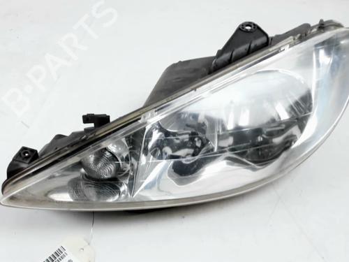 Used Left headlight PEUGEOT 206 Hatchback (2A/C) 1.4 i (75 hp) 31362860