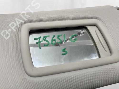 Left sun visor RENAULT LAGUNA Coupe (DT0/1) 2.0 dCi (DT01, DT08, DT09, DT0K, DT12, DT1C, DT1D, DT1M,... | BP26224067I1 