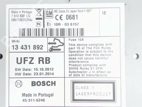 Radio OPEL ZAFIRA / ZAFIRA FAMILY B (A05) 1.7 CDTI (M75) | BP30547770E6