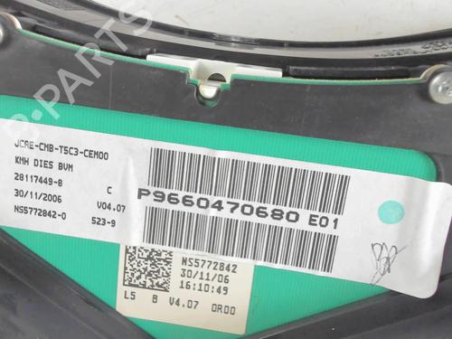 Instrument cluster PEUGEOT 307 (3A/C) 2.0 HDi 135 | BP20464359C47 