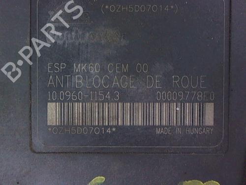 Used ABS pump PEUGEOT 1007 (KM_) 1.4 HDi (68 hp) 20392227