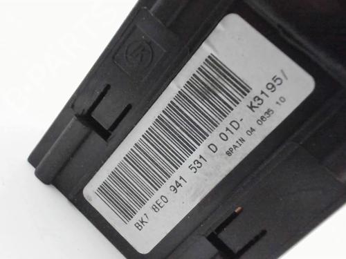 Used Headlight switch Headlight switch AUDI A4 B7 Avant (8ED) 2.5 TDI (163 hp) 21237714 21237714