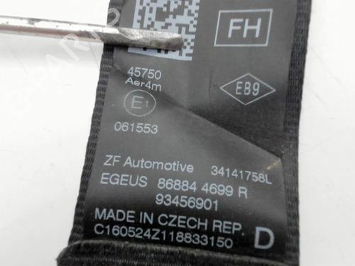 Front right seatbelt RENAULT TRAFIC III Van (FG_) 2.0 dCi 150 (FGMU) | BP39576072I25 - Image 4