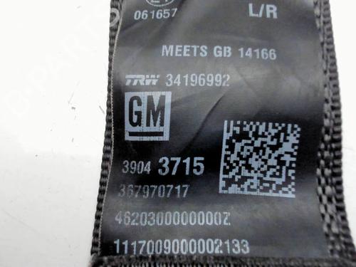 Used Rear right seatbelt Rear right seatbelt OPEL ASTRA K Sports Tourer (B16) 1.6 CDTi (35) (136 hp) 40002931 40002931