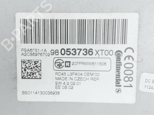 Radio CITROËN C3 II (SC_) 1.4 HDi 70 (SC8HZC, SC8HR0, SC8HP4) | BP29638847E6 