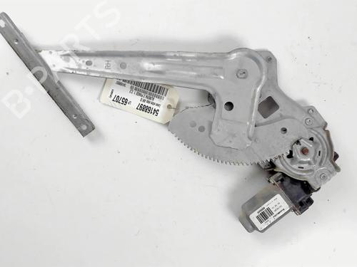 Used Rear right window mechanism NISSAN ALMERA II Hatchback (N16) 2.2 dCi (112 hp) 20391208