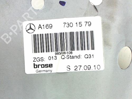 Rear left window mechanism MERCEDES-BENZ B-CLASS Sports Tourer (W245) B 200 CDI (245.208) | BP20437700C24 