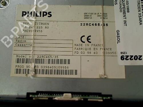 Radio CITROËN XSARA (N1) 1.9 TD | BP20413698E6