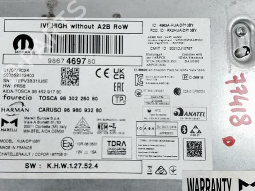 Radio PEUGEOT EXPERT Van (V_) 2.0 BlueHDi 145 | BP29212902E6 