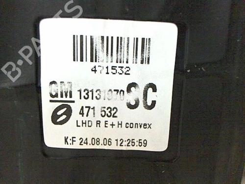 Right mirror OPEL ZAFIRA / ZAFIRA FAMILY B (A05) 1.9 CDTI (M75) | BP20414331C27 