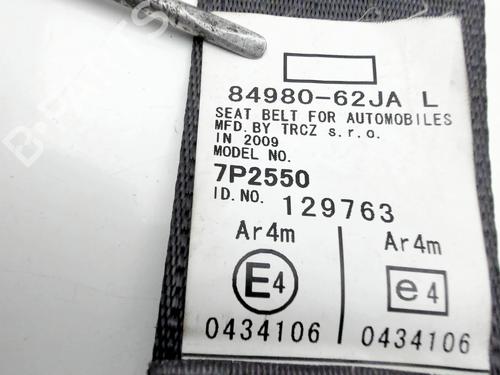 Used Rear left seatbelt Rear left seatbelt SUZUKI SWIFT III (MZ, EZ) 1.3 (RS413, ZC11S) (92 hp) 36337712 36337712