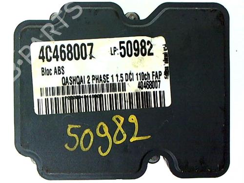 Used ABS pump ABS pump NISSAN QASHQAI II (J11, J11_) 1.5 dCi (110 hp) 20462406 20462406