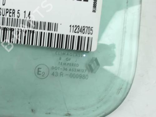 Rear right door window RENAULT SUPER 5 (B/C40_) 1.4 Cat (B/C/407) | BP29466087C21 