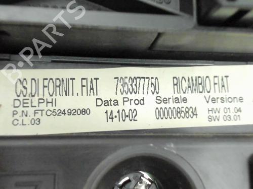 Commande Chauffage ALFA ROMEO 147 (937_) 1.6 16V T.SPARK ECO (937.AXA1A, 937.BXA1A) (105 hp) 20468358
