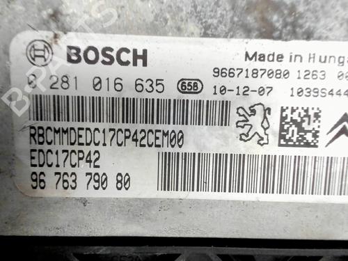 Engine control unit (ECU) CITROËN C5 III (RD_) 2.2 HDi 200 (RD4HLA) | BP36757337M57 - Image 2