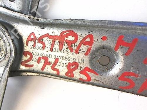 Front left window mechanism OPEL ASTRA H (A04) 1.9 CDTI (L48) | BP20436884C22 