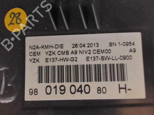 Instrument cluster PEUGEOT 208 I (CA_, CC_) 1.4 HDi | BP20436598C47 