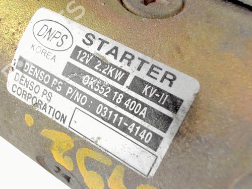 Starter KIA CARNIVAL II (GQ) 2.9 CRDi | BP20398714M8 