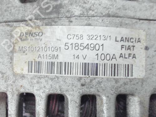 Used Alternator FIAT DOBLO Cargo (263_) 1.6 D Multijet (263WXD1B, 263WXR1B, 263WXX1B, 263ZXD1B,... (105 hp) 20390508