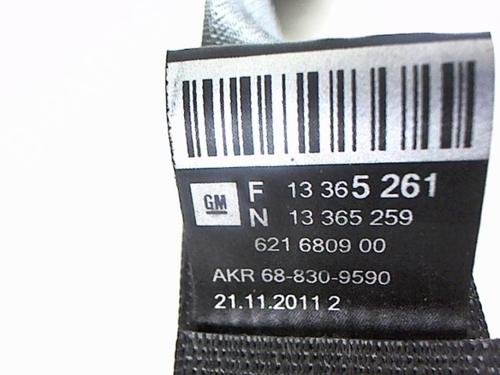 Used Rear right seatbelt Rear right seatbelt CHEVROLET ORLANDO (J309) 2.0 D (131 hp) 20403768 20403768