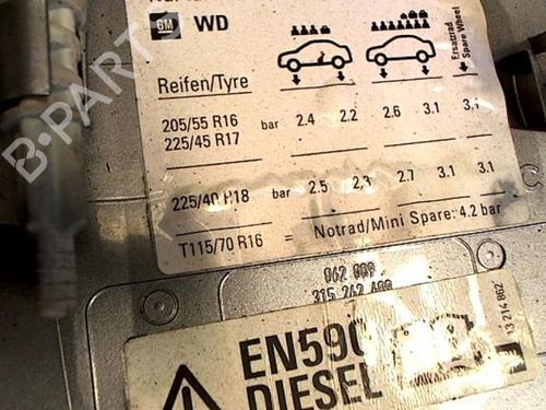Fuel flap OPEL ZAFIRA / ZAFIRA FAMILY B (A05) 1.6 (M75) | BP20408193C131 