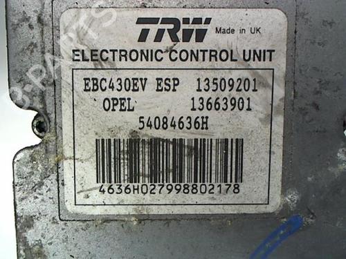 ABS pump OPEL VECTRA C GTS (Z02) 3.2 V6 (F68) | BP20412890M43 