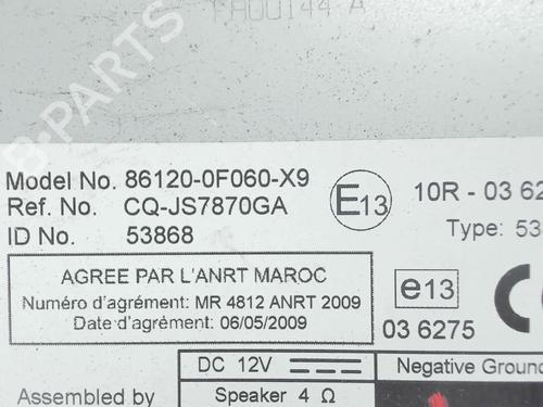 Radio TOYOTA VERSO (_R2_) 2.0 D-4D (AUR20_, AUR20R) | BP20423970E6 