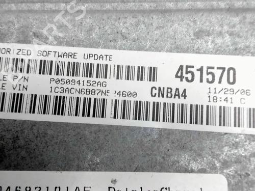 Engine control unit (ECU) CHRYSLER SEBRING (JS) 2.0 VVT | BP25652330M57 - Image 4