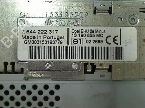 Bilradio OPEL MERIVA A MPV (X03) 1.3 CDTI (E75) | BP20458402E6 