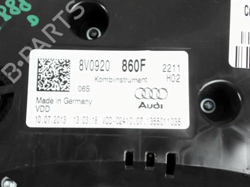 Instrument cluster AUDI A3 Sportback (8VA, 8VF) 1.6 TDI | BP30547693C47