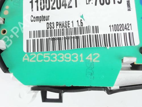 Instrument cluster CITROËN DS3 (SA_) 1.6 HDi 110 | BP28321540C47 