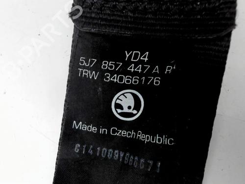 Used Rear left seatbelt Rear left seatbelt SKODA ROOMSTER (5J7) [2006-2015] 33894955 33894955