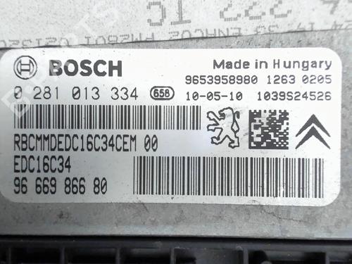 Engine control unit (ECU) PEUGEOT 5008 (0U_, 0E_) 1.6 HDi | BP32630897M57 - Image 4