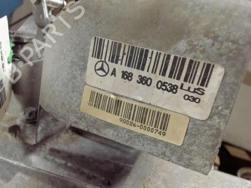 Used Gearbox MERCEDES-BENZ A-CLASS (W168) A 140 (168.031, 168.131) (82 hp) 20447789
