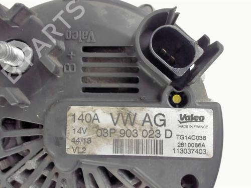 Used Alternator Alternator SEAT IBIZA IV (6J5, 6P1) 1.2 TDI (75 hp) 20443206 20443206