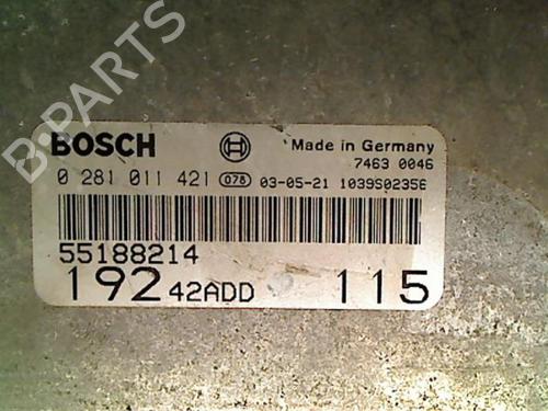 Engine control unit (ECU) FIAT STILO (192_) 1.9 JTD (192_XE1A) | BP20456152M57 