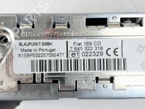 Radio FIAT PANDA (169_) 1.2 (169.AXB11, 169.AXB1A) | BP33993843E6  - Image 5