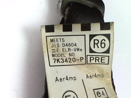 Used Front right seatbelt Front right seatbelt TOYOTA COROLLA Verso (_E12_) 2.0 D-4D (CDE120_, CDE120R) (90 hp) 20403579 20403579