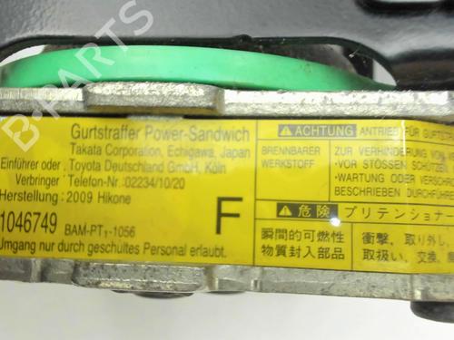 Venstre foran beltestrammer TOYOTA URBAN CRUISER (_P1_) 1.4 D-4D (NLP110_, NLP110R) 7322052701B0
