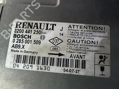 ECU airbags RENAULT MODUS / GRAND MODUS (F/JP0_) 1.5 dCi (FP0E, JP0E) | BP21230925M53 