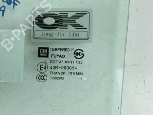 Rear left door window CHEVROLET SPARK (M300) 1.0 | BP26531964C20