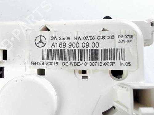 Climate control MERCEDES-BENZ A-CLASS (W169) A 180 CDI (169.007, 169.307) | BP20391115I5 