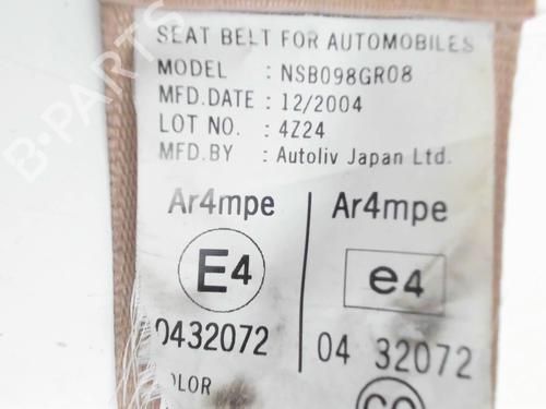 Used Front right seatbelt Front right seatbelt HONDA ACCORD VII (CL, CN) 2.2 i-CTDi (CN1) (140 hp) 20388336 20388336