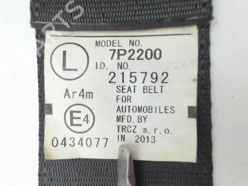 Used Rear left seatbelt Rear left seatbelt TOYOTA AYGO (_B1_) 1.0 (KGB10_, KGB10R) (68 hp) 20451126 20451126