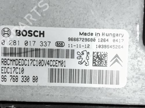 Engine control unit (ECU) CITROËN C3 II (SC_) 1.4 HDi 70 (SC8HZC, SC8HR0, SC8HP4) | BP29043544M57 - Image 4