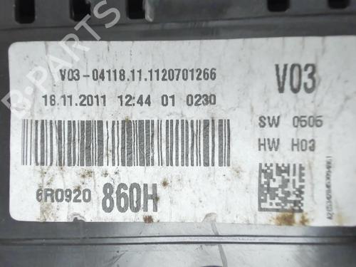 Instrument cluster VW POLO V (6R1, 6C1) 1.2 | BP20436907C47 